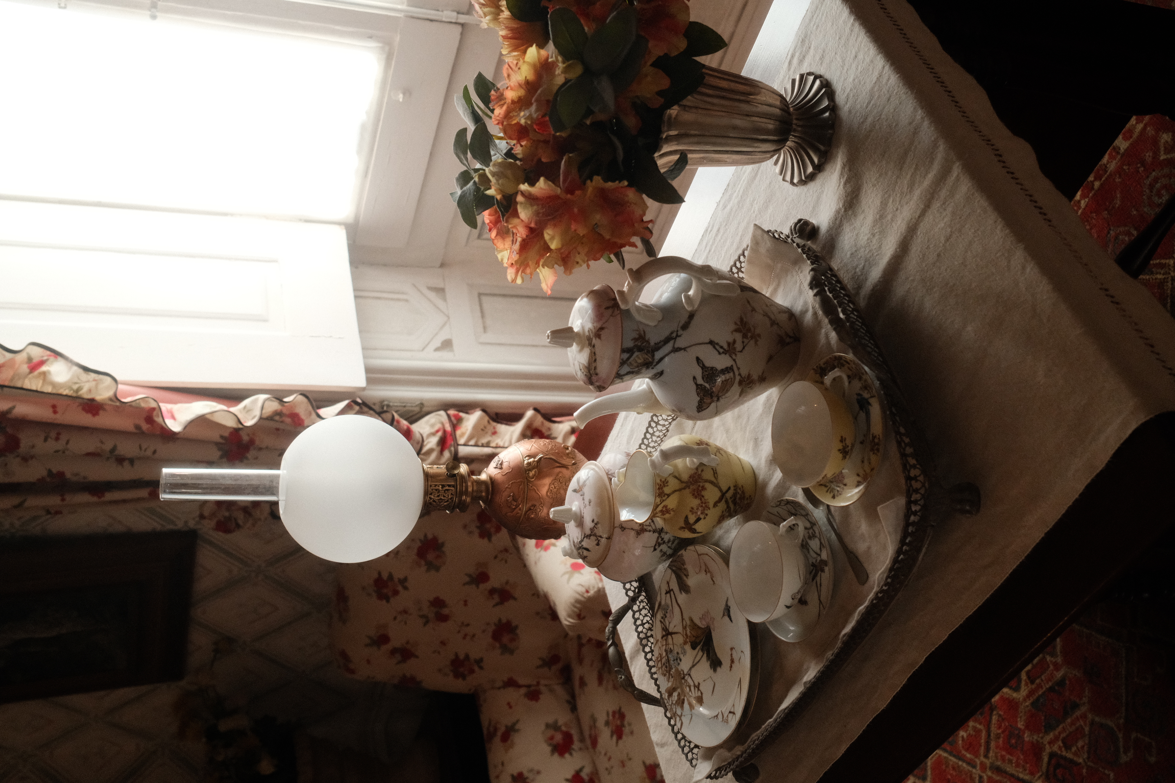 Porcelain by the window