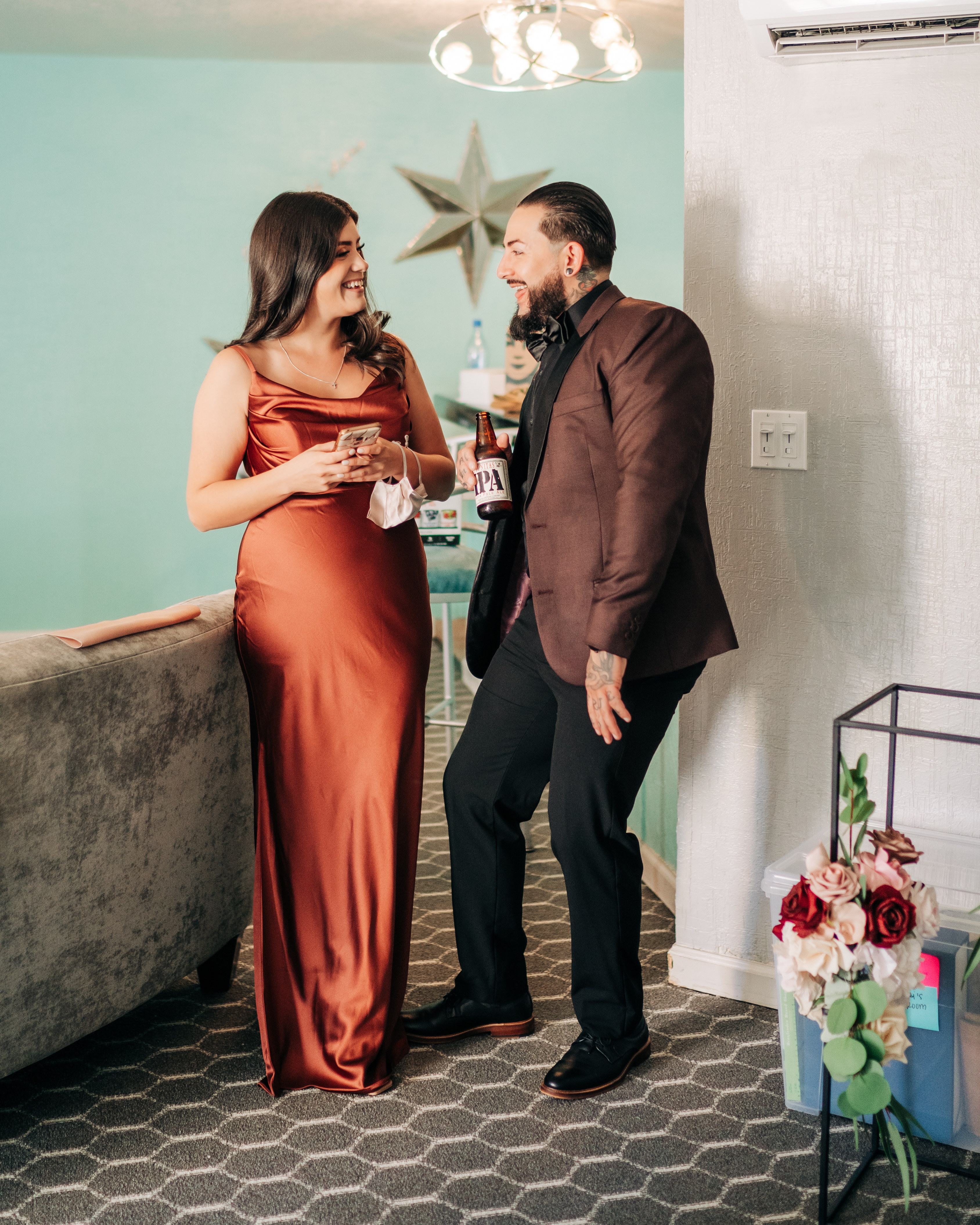 Wedding day conversation